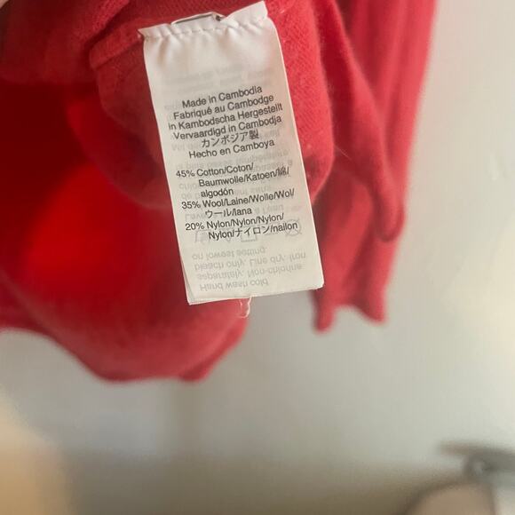 J. Crew Women's Size Small Pink‎ V Neck Wool Blend Soft Sweater - Picture 7 of 8